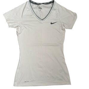 Nike White Dri-FIT Women's Top Size Small